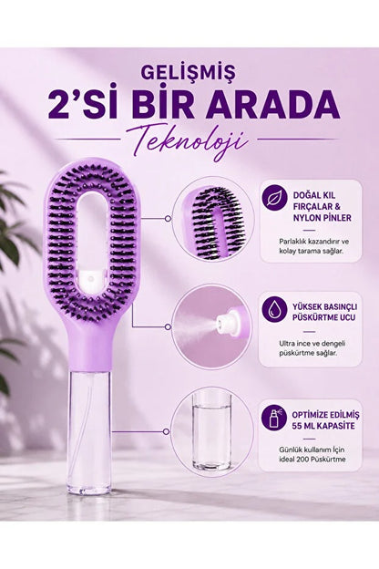 NovusOdor 2'si 1 Arada Antibakteriyel Tarak