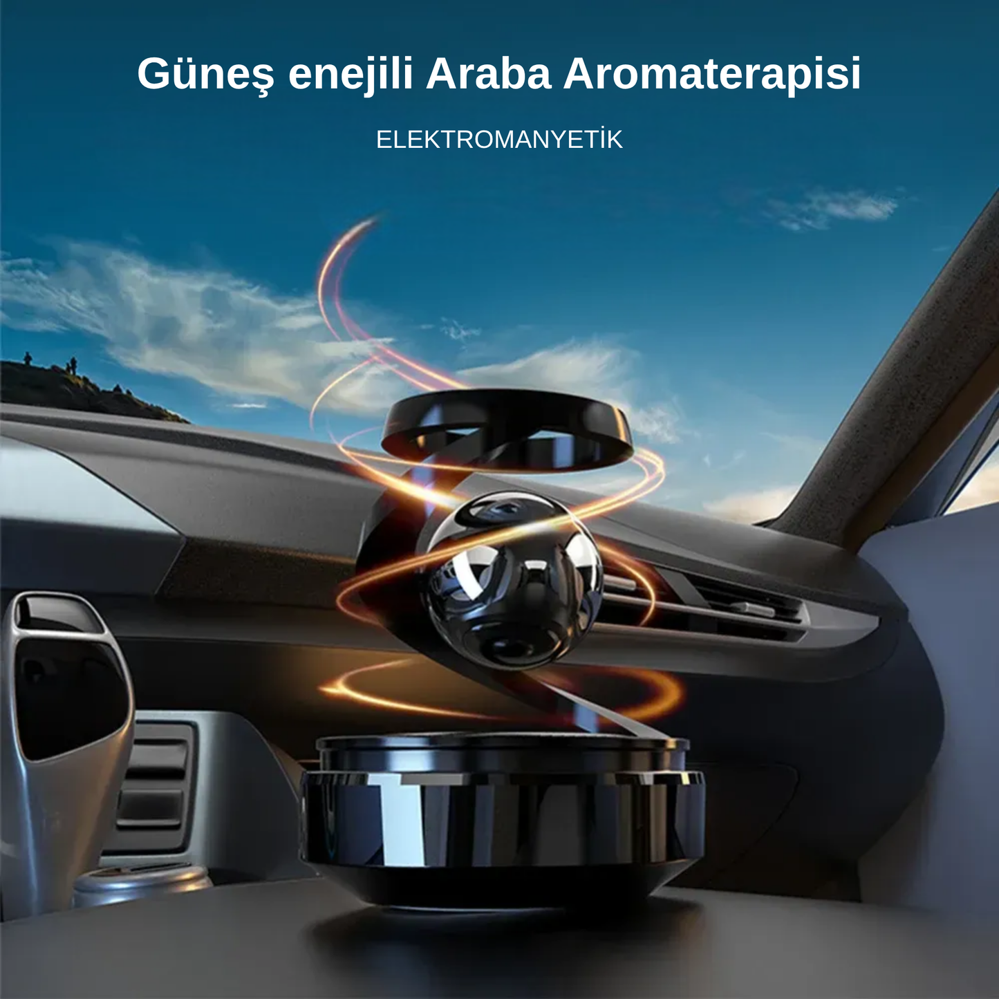 Güneş Enerjili Araç içi Oto Koku