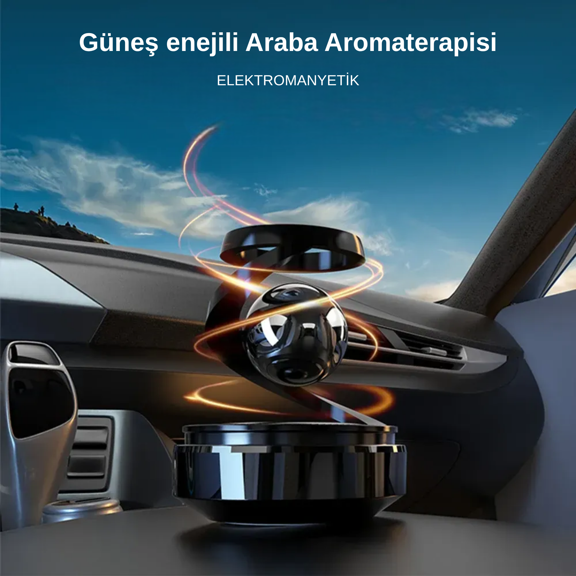 Güneş Enerjili Araç içi Oto Koku